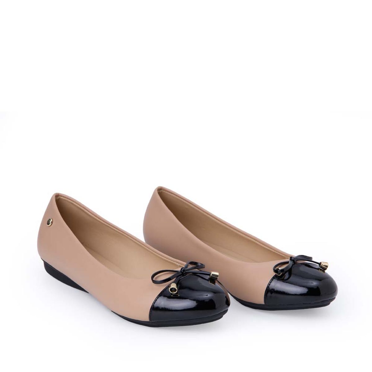 Piazza - Zapato Ballerina Casual ALAY-2509 BeigeNegro Piazza