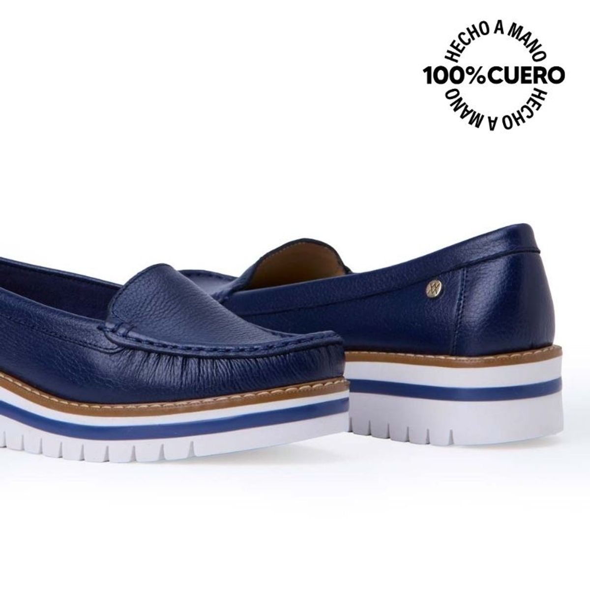 VIALE - Zapato Mocasín Casual AVE-2313 Patrio Viale Cuero