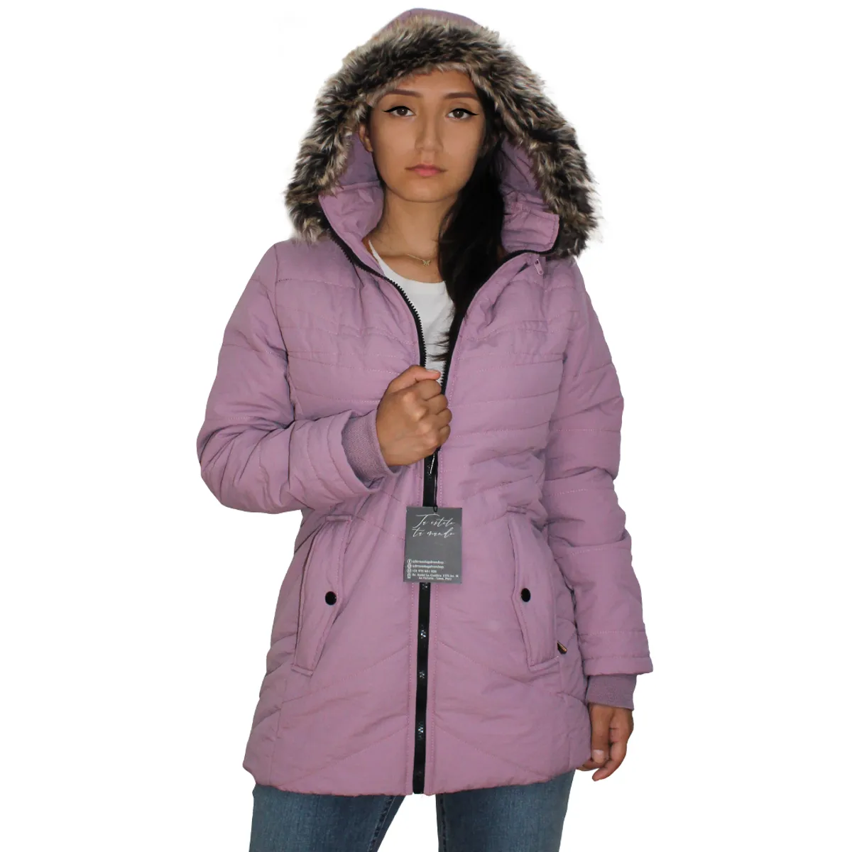 GENERICO - Casaca Parka Abrigo de Invierno para Mujer