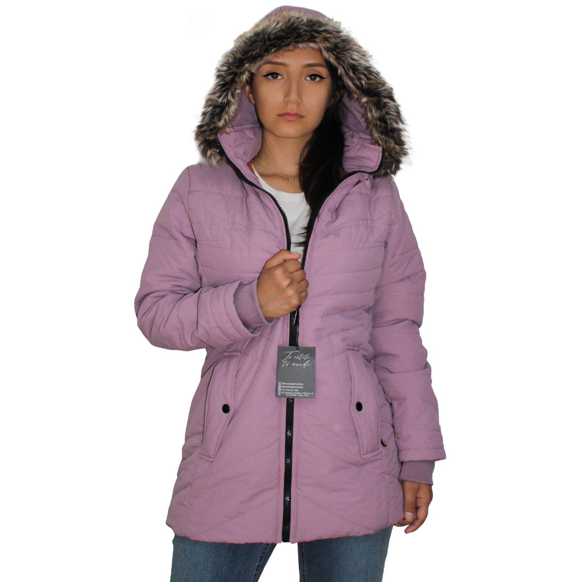 GENERICO - Casaca Parka Abrigo de Invierno para Mujer