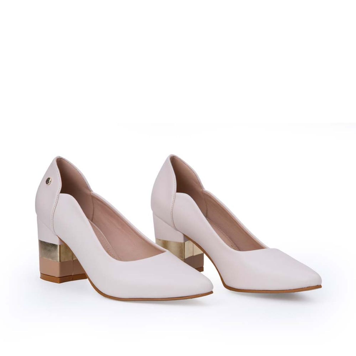 Piazza - Zapato Stiletto Casual DON-2536 Hueso Piazza