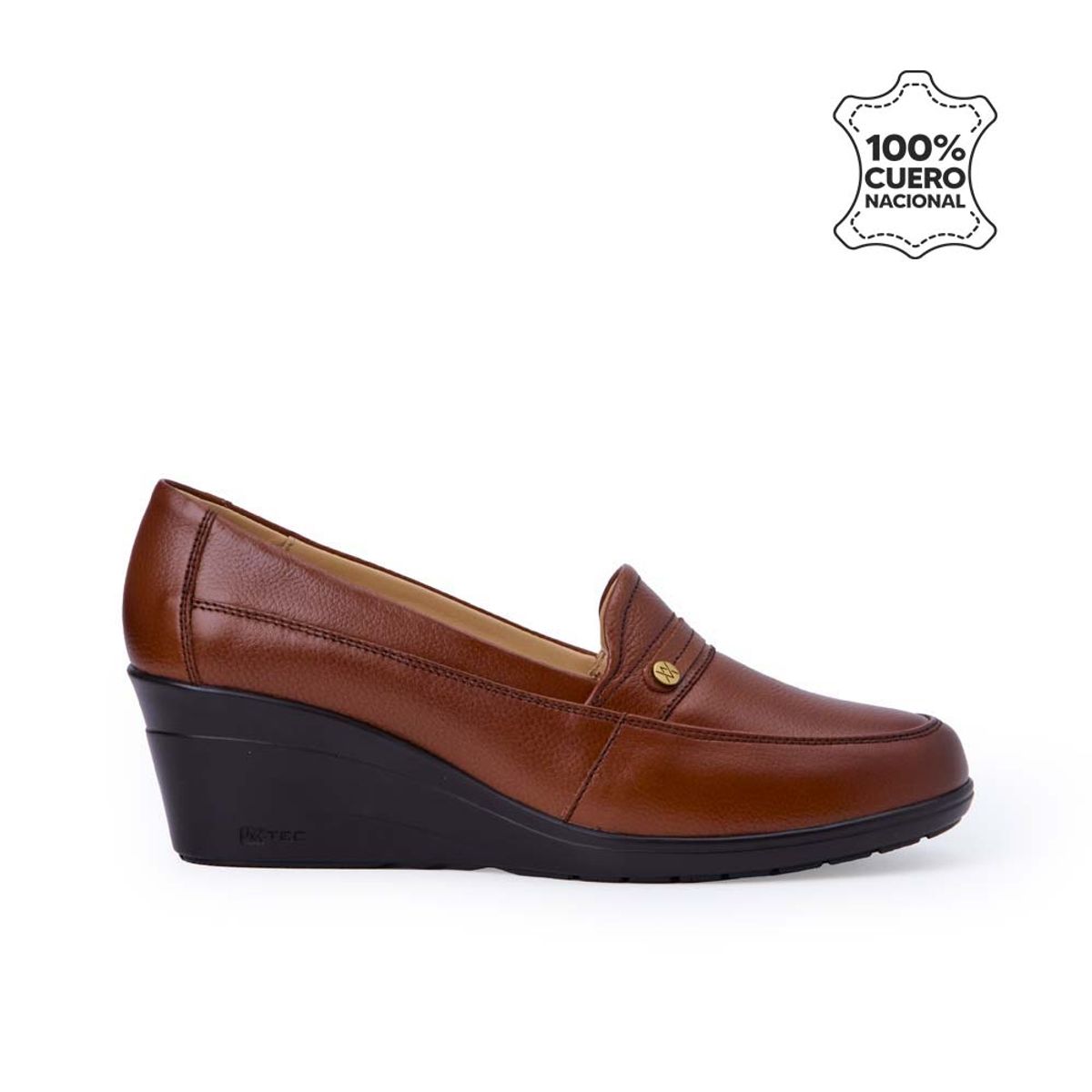VIALE - Zapato Mocasín Casual LE-2514 Cobre Viale Cuero