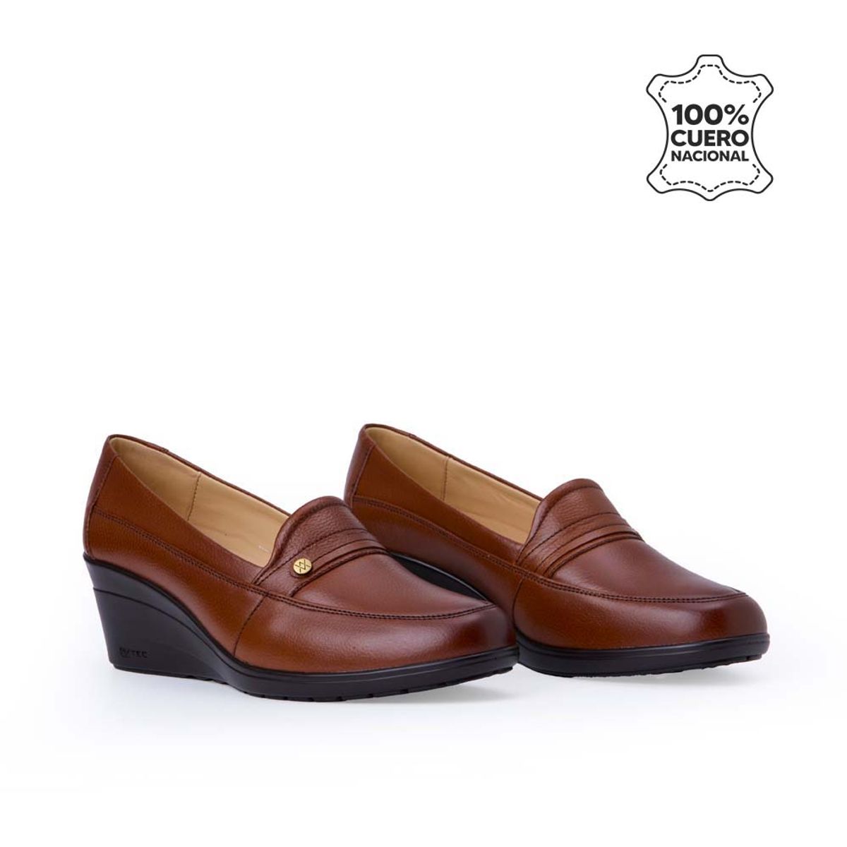 VIALE - Zapato Mocasín Casual LE-2514 Cobre Viale Cuero