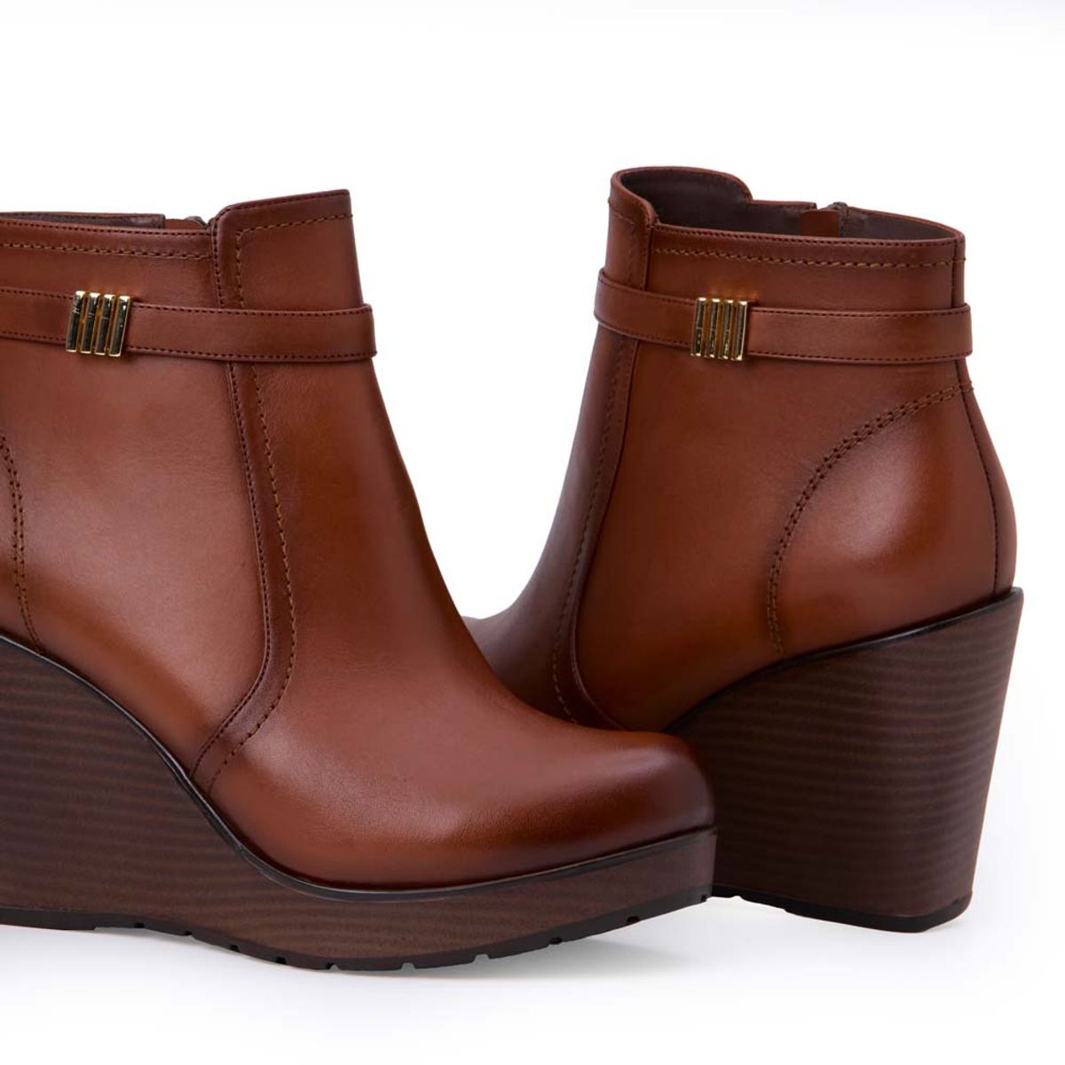 VIALE - Botín Jodhpur Casual LINDA-2514 Toffe Viale Cuero