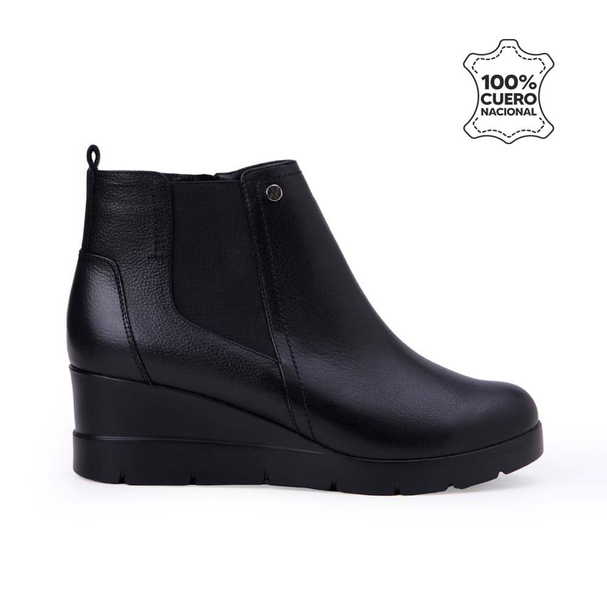VIALE - Botín Jodhpur Casual LINDA-2516 Negro Viale Cuero