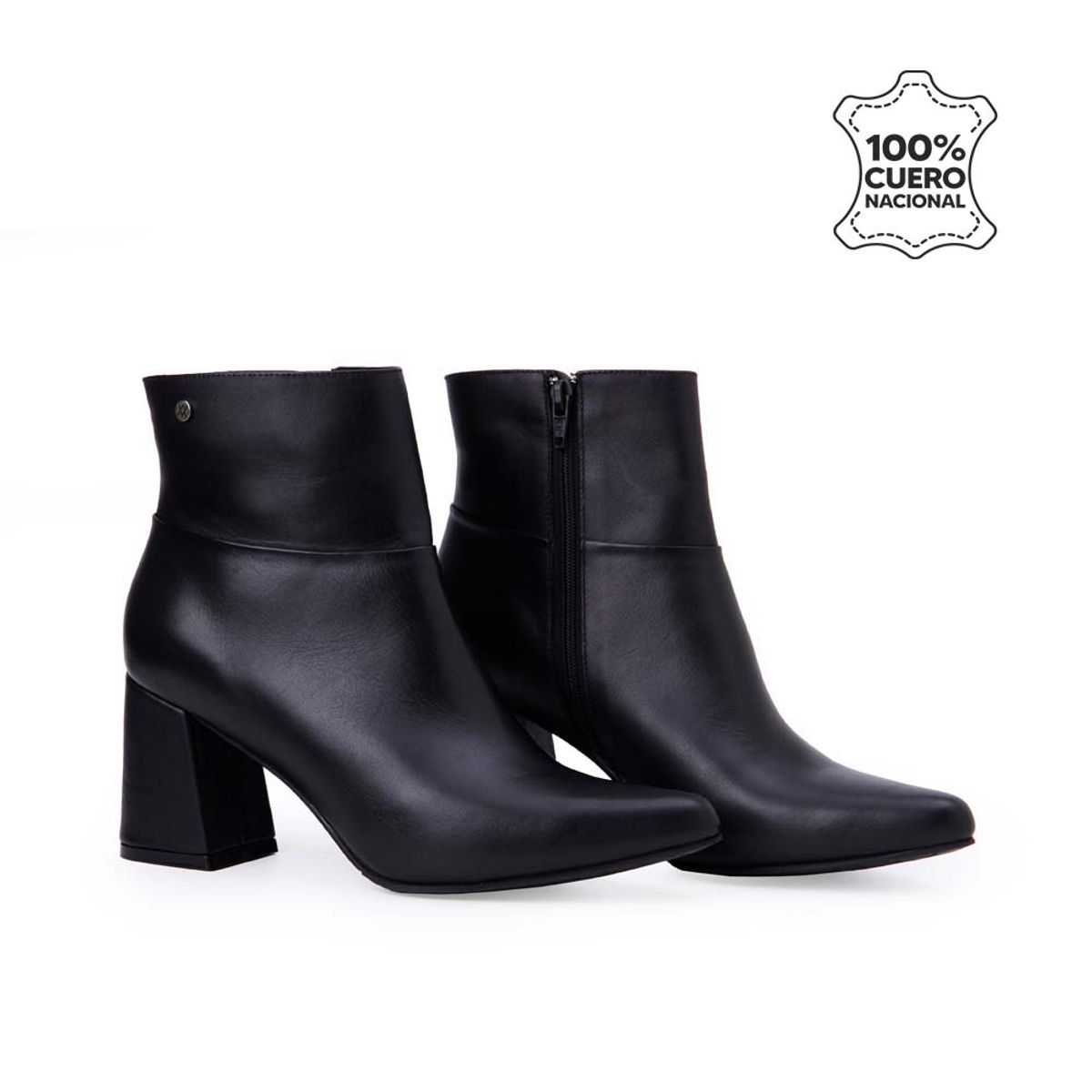 VIALE - Botín Casual RUT-2505 Negro Viale Cuero