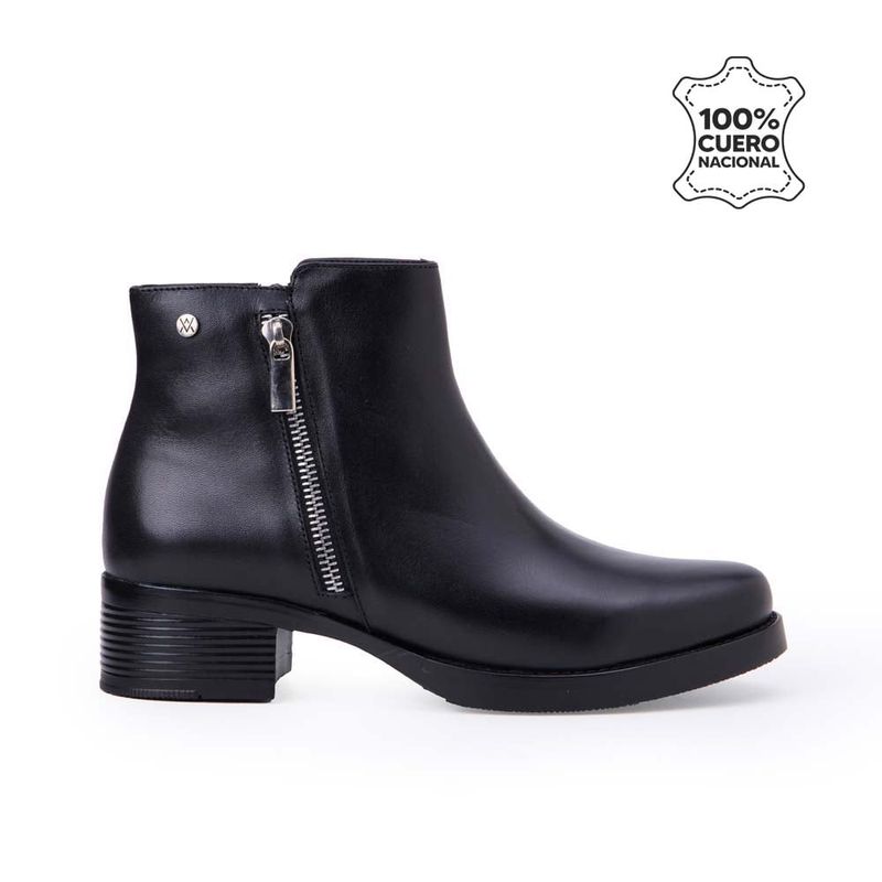 VIALE - Botín Jodhpur Casual SOFI-2543 Negro Viale Cuero