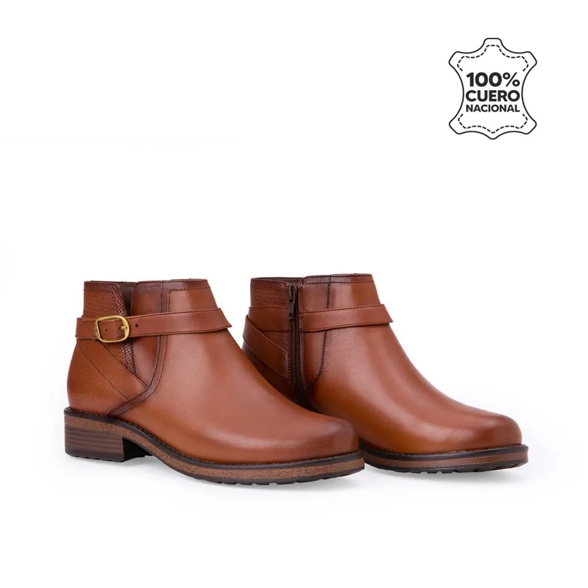 VIALE - Botín Jodhpur Casual SOFI-2544 Toffe Viale Cuero