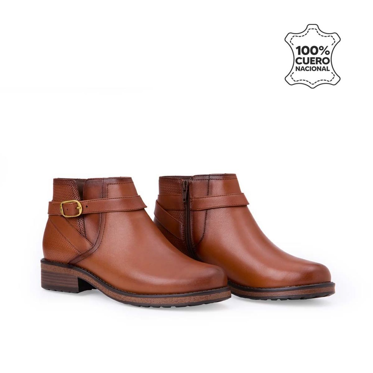 VIALE - Botín Jodhpur Casual SOFI-2544 Toffe Viale Cuero