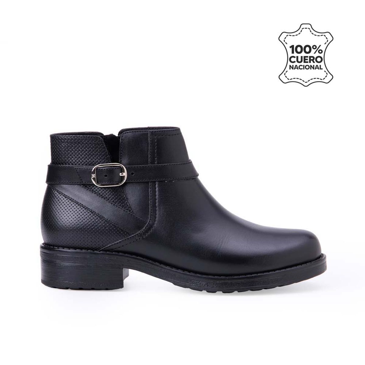 VIALE - Botín Jodhpur Casual SOFI-2544 Negro Viale Cuero