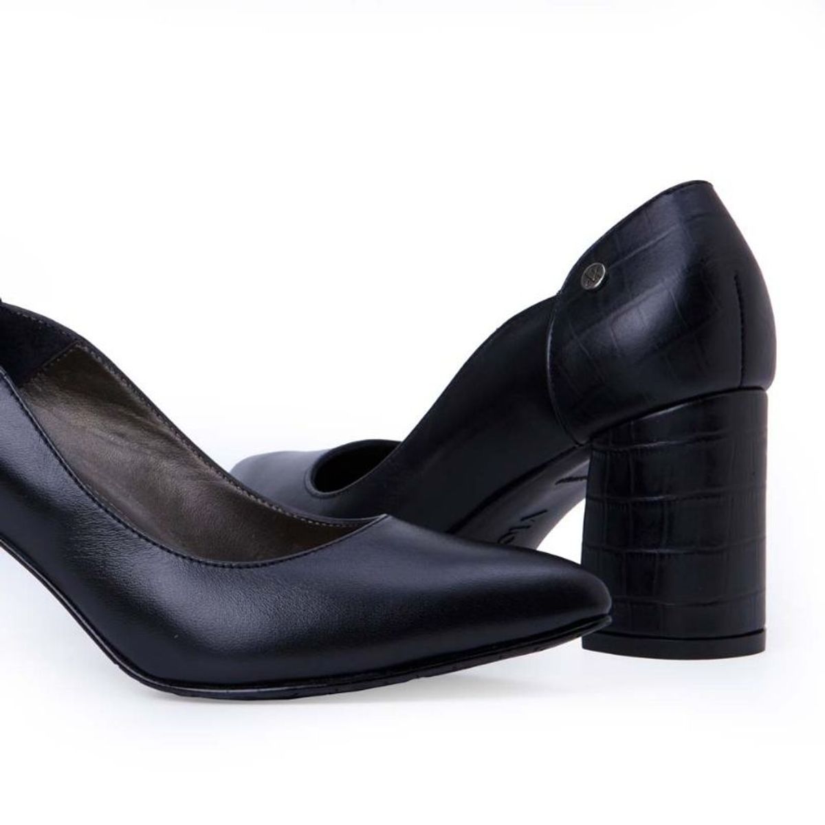 VIALE - Zapato Reina Vestir TATI-2520 Negro Viale Cuero