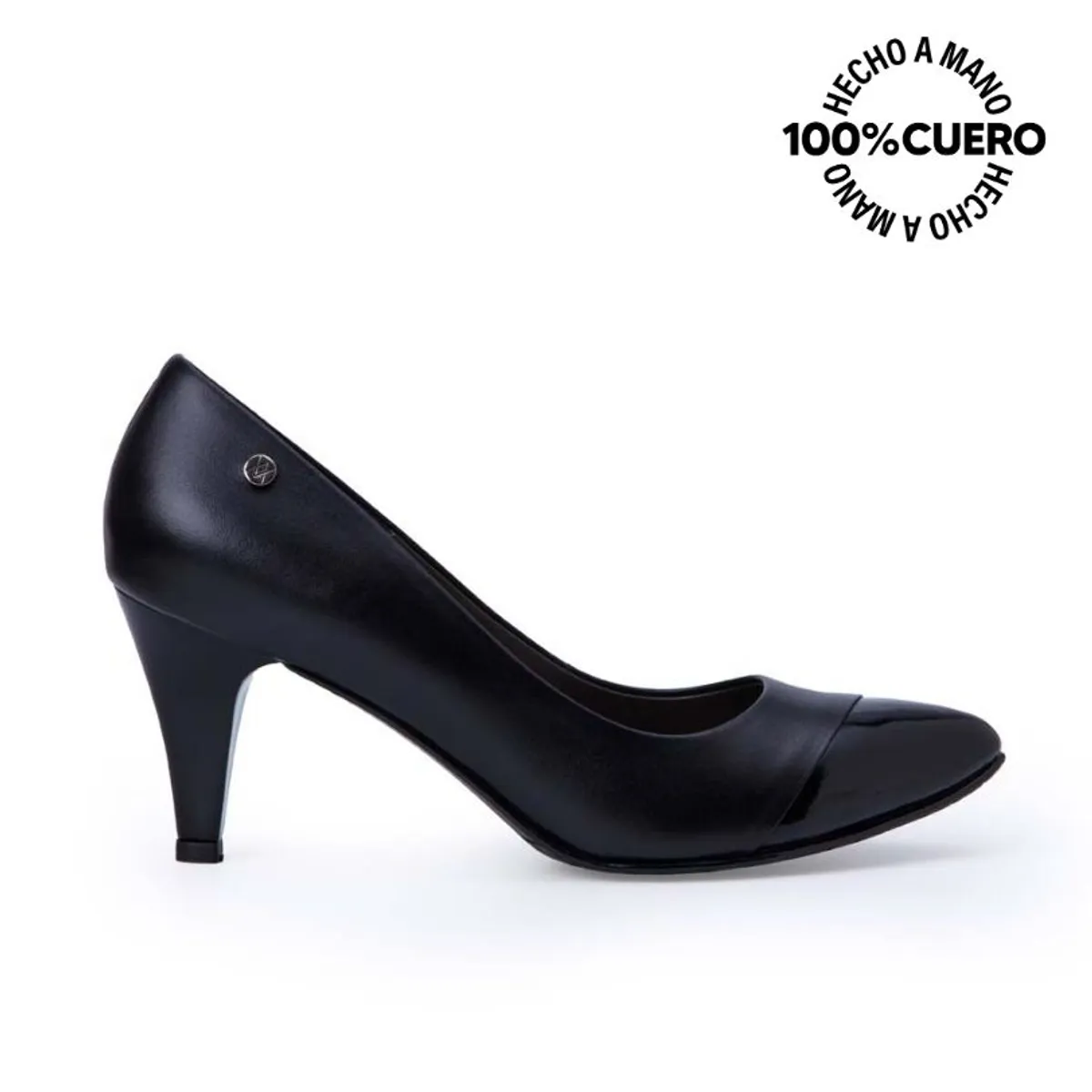 VIALE - Zapato Reina Vestir TATI-2521 Negro Viale Cuero