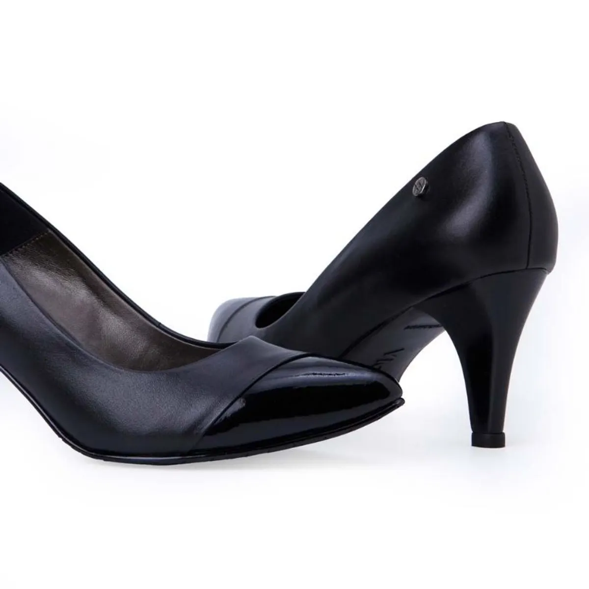 VIALE - Zapato Reina Vestir TATI-2521 Negro Viale Cuero