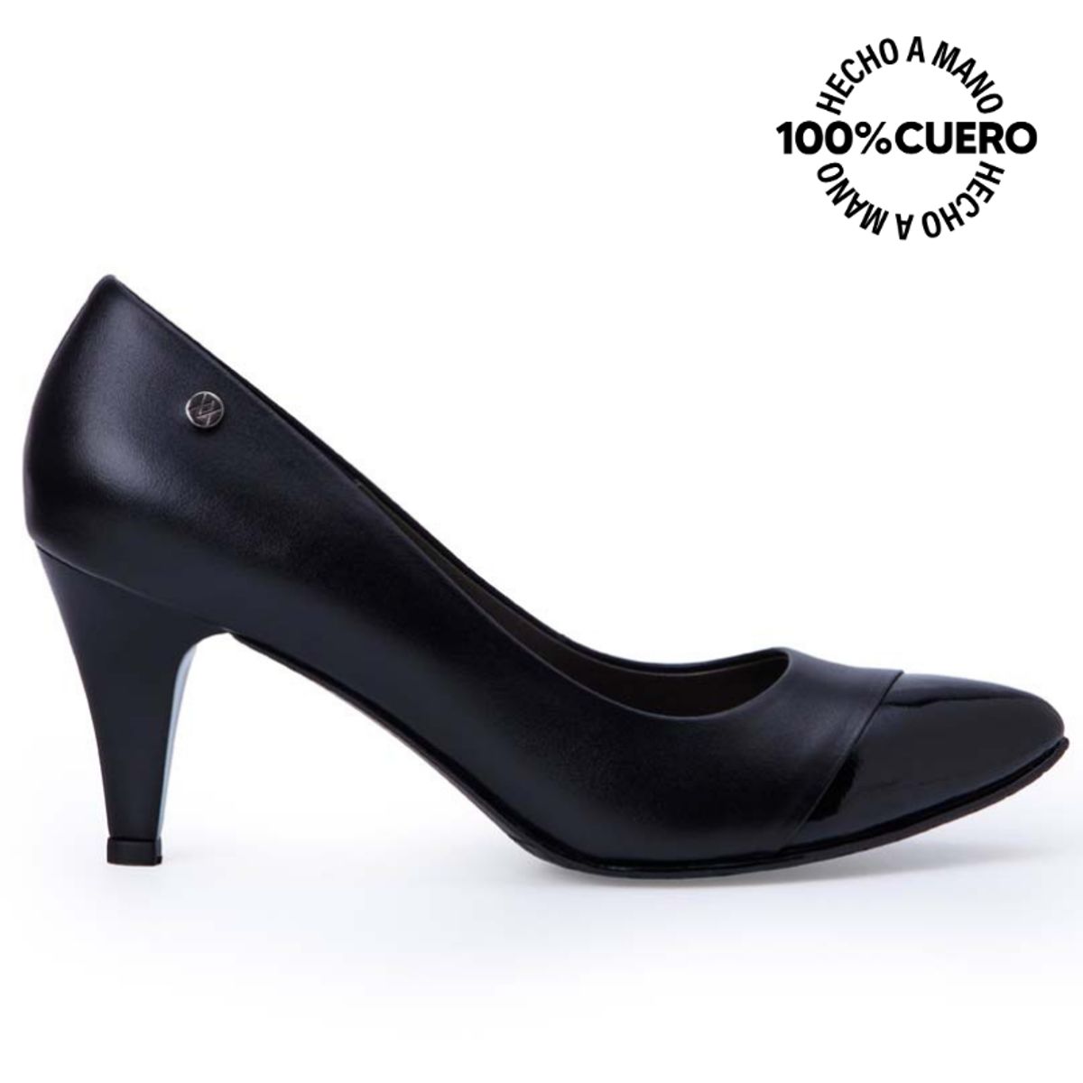 VIALE - Zapato Reina Vestir TATI-2521 Negro Viale Cuero