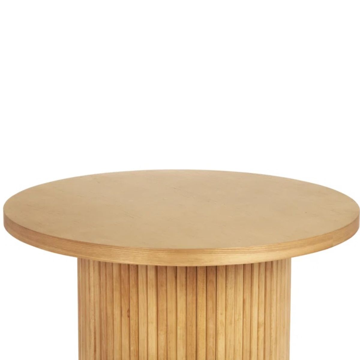 GENERICO - Mesa de centro redonda de madera Charley Decoban Hogar