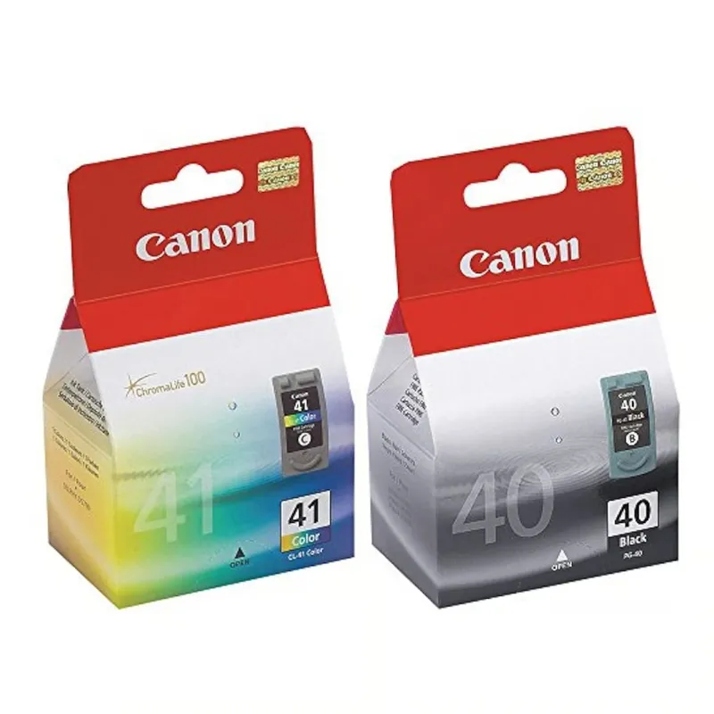 CANON - KIT DE CARTUCHO TINTA CANON PG-40 NEGRO + CL-41 MULTICOLOR ORIGINAL