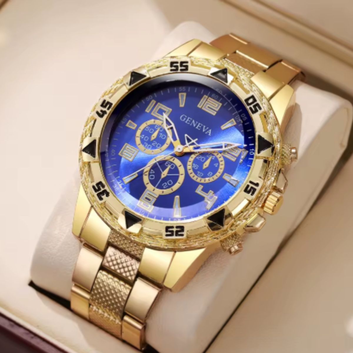 GENERICO - Reloj Cronógrafo Geneva - Elegancia en Cada Segundo