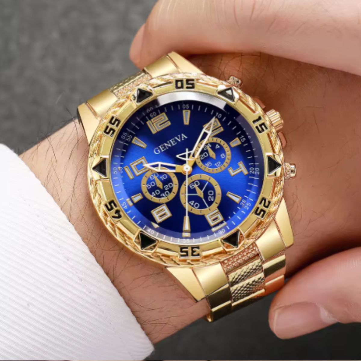 GENERICO - Reloj Cronógrafo Geneva - Elegancia en Cada Segundo