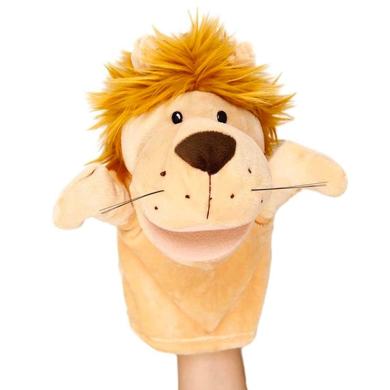 GENERICO - Titere Marioneta de Mano Leon Beige