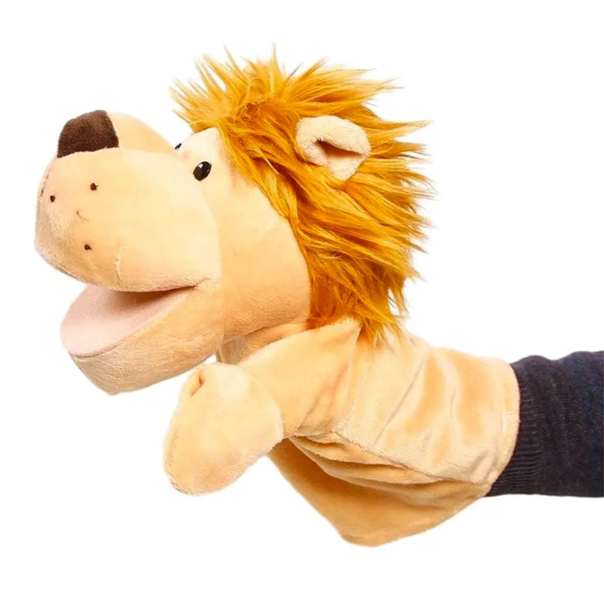 GENERICO - Titere Marioneta de Mano Leon Beige