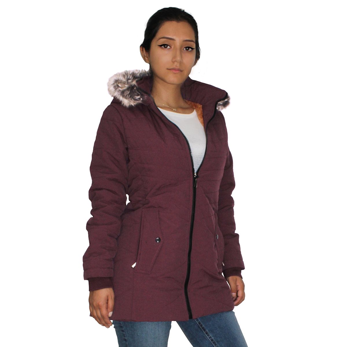GENERICO - Casaca Parka Abrigo de Invierno para Mujer