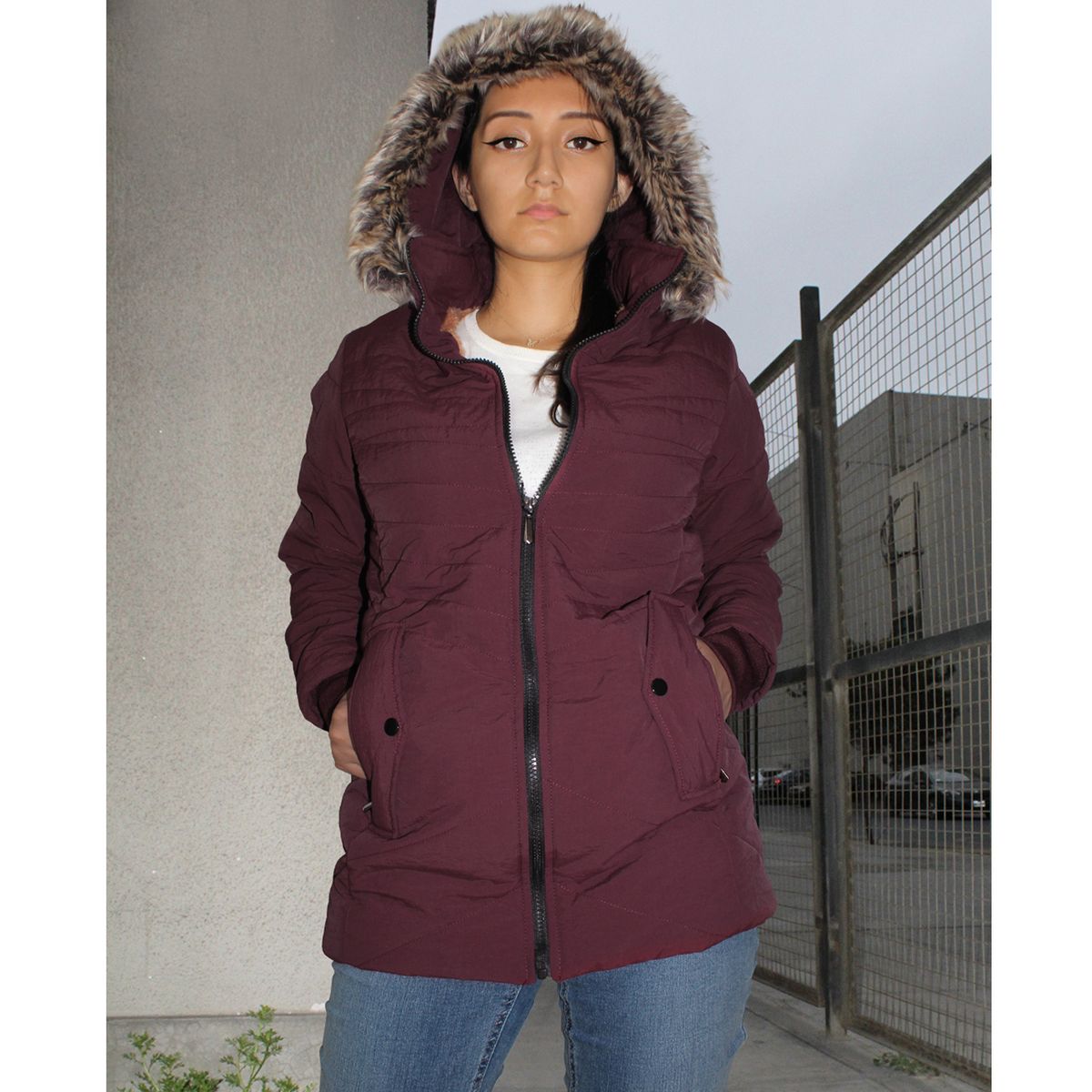 GENERICO - Casaca Parka Abrigo de Invierno para Mujer