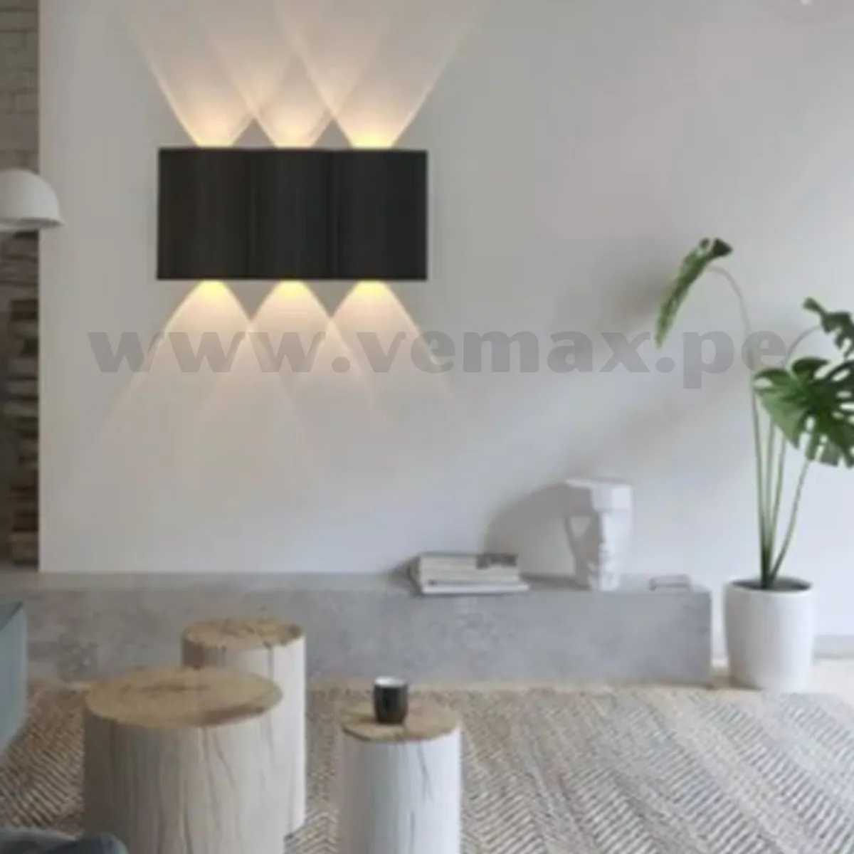 GENERICO - Aplique Black Horki-Luz Cálida