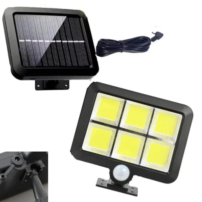 GENERICO - Reflector Lampara para Exteriores con Sensor Luz LED Panel Solar