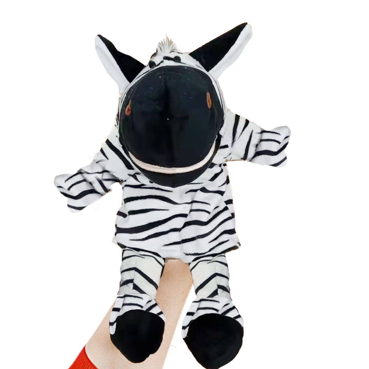 GENERICO - Titere Marioneta de Mano Cebra con Patas