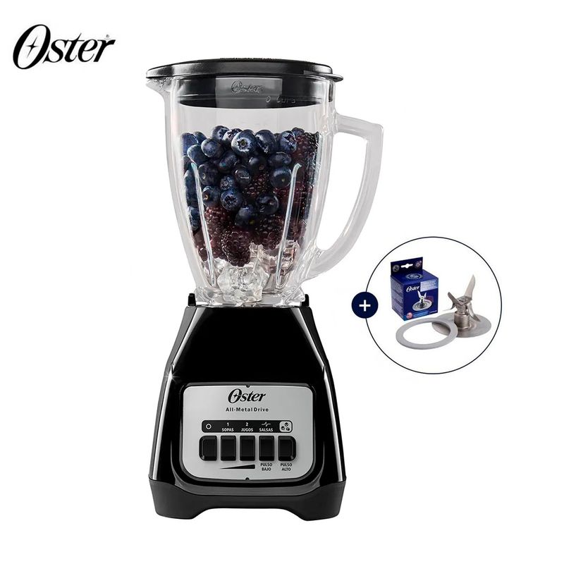 OSTER - Licuadora Oster 2 velocidades más pulso BLSTKAGBPB Negro