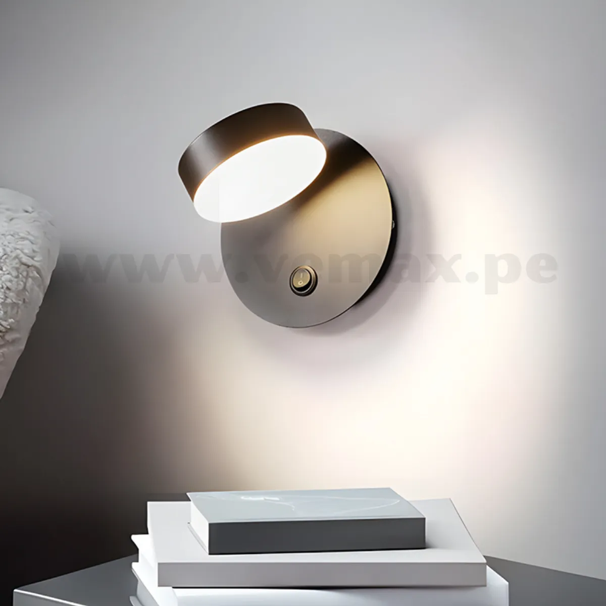 GENERICO - Aplique Black String Luz Cálida