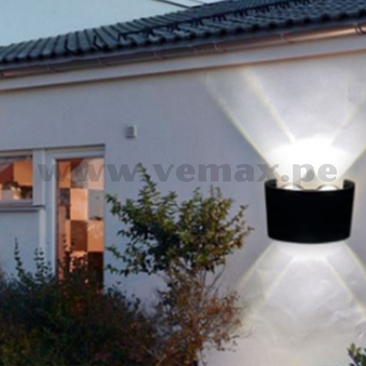 GENERICO - Aplique Black String Luz Cálida