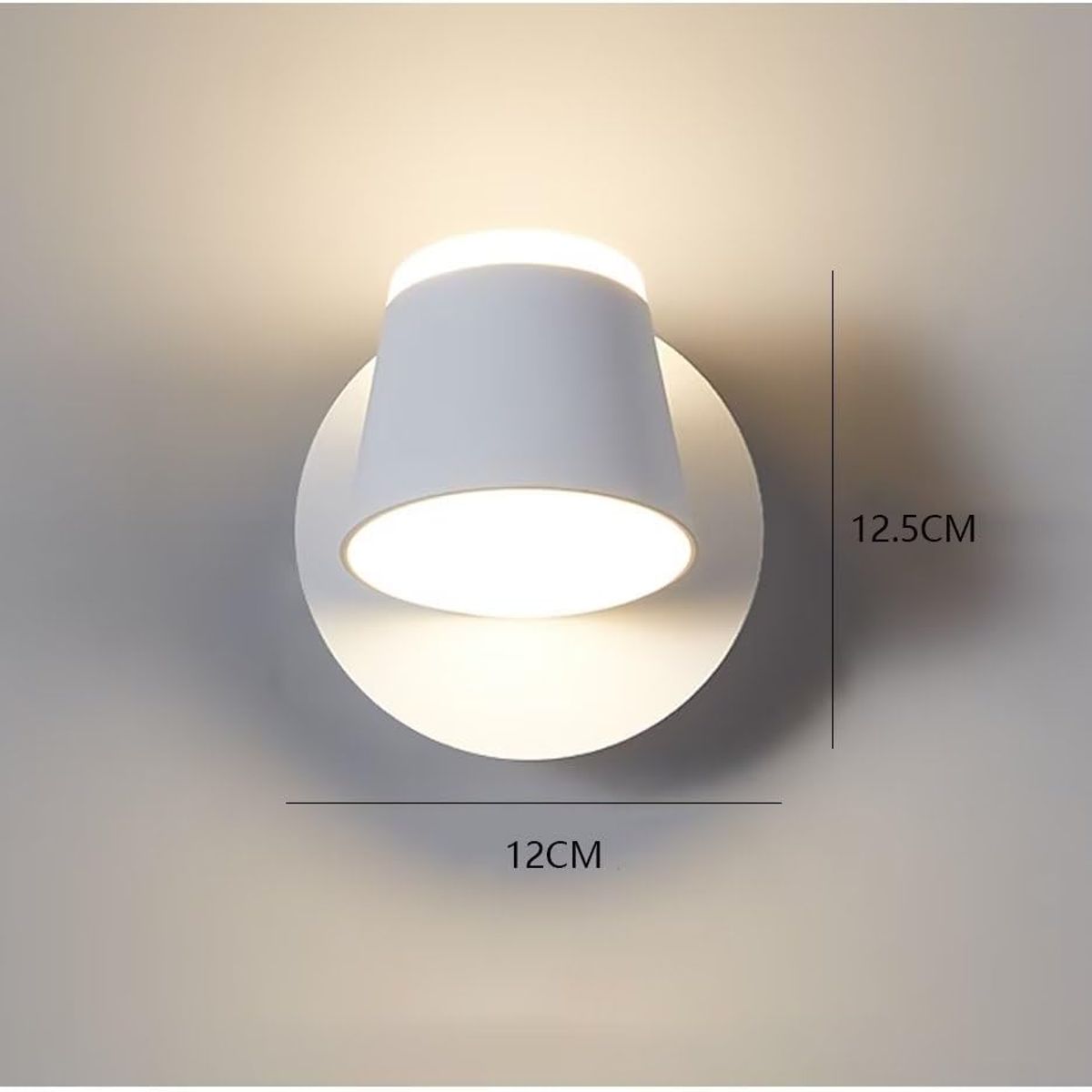 GENERICO - Aplique White Rian-1 Luz Cálida