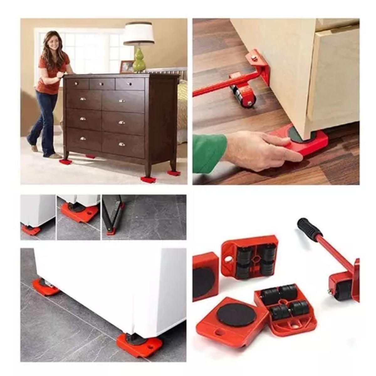 GENERICO - Set de Herramientas Levanta Muebles