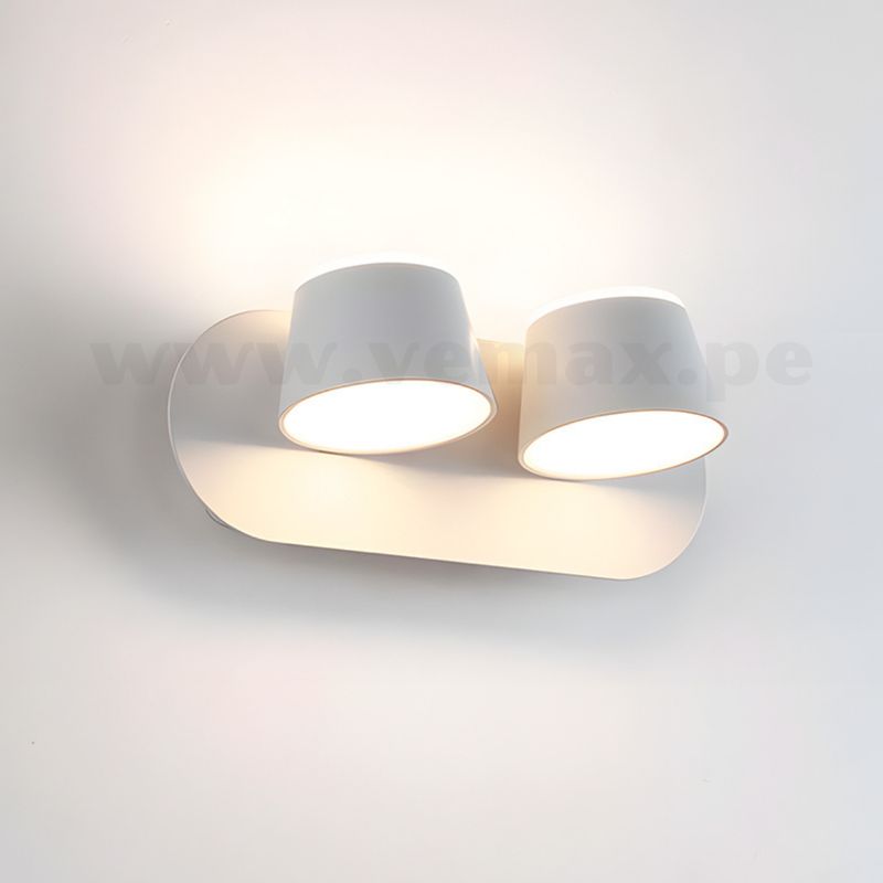 GENERICO - Aplique White Rian-2 Luz Cálida