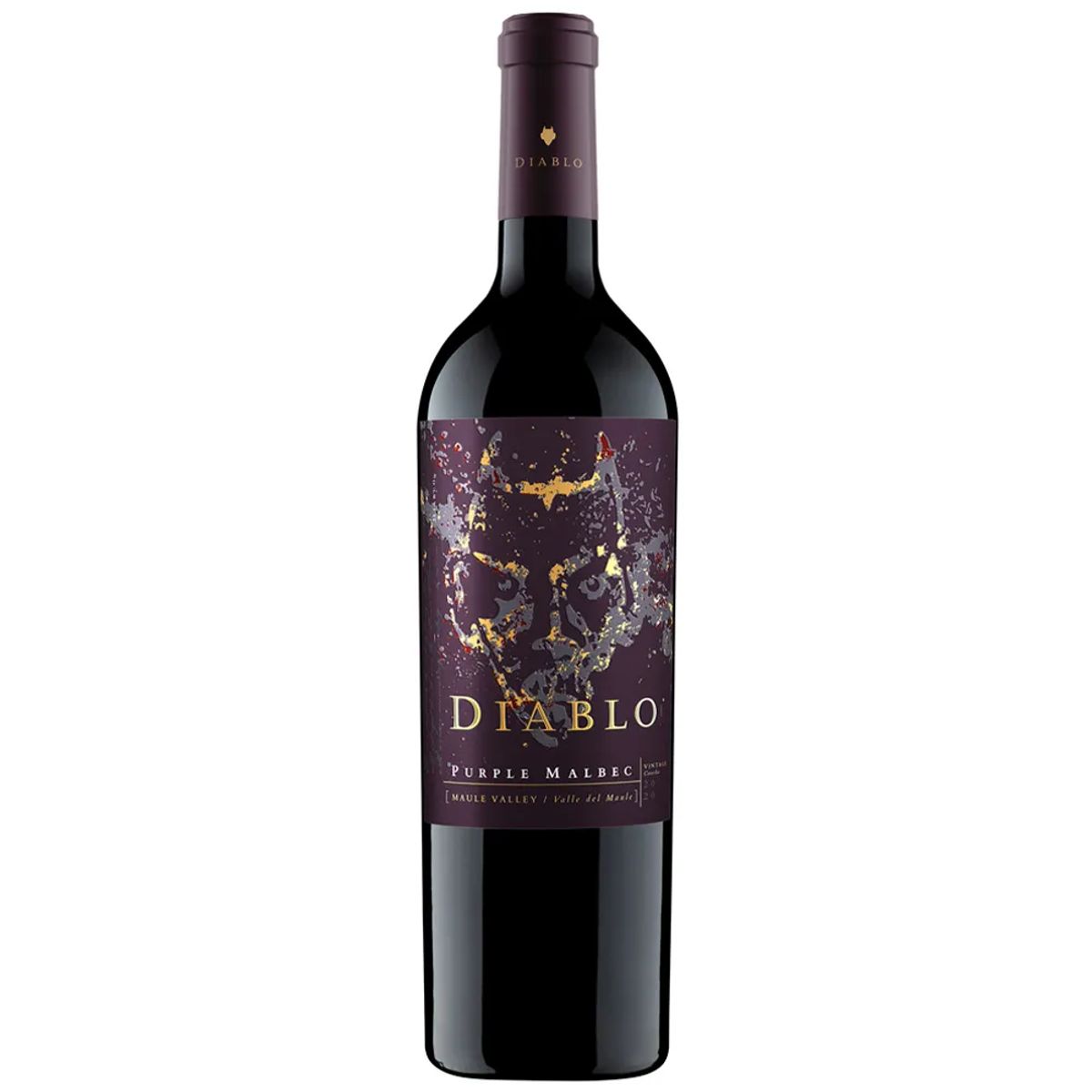 CASILLERO DEL DIABLO - Vino Tinto Diablo Purple Malbec Botella 750ml