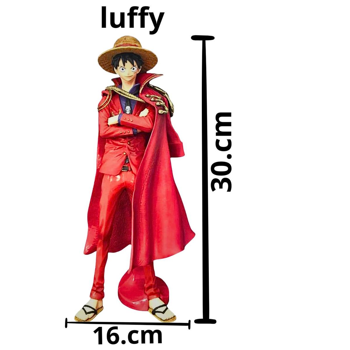GENERICO - Monkey D Luffy Red De Colección Clásico