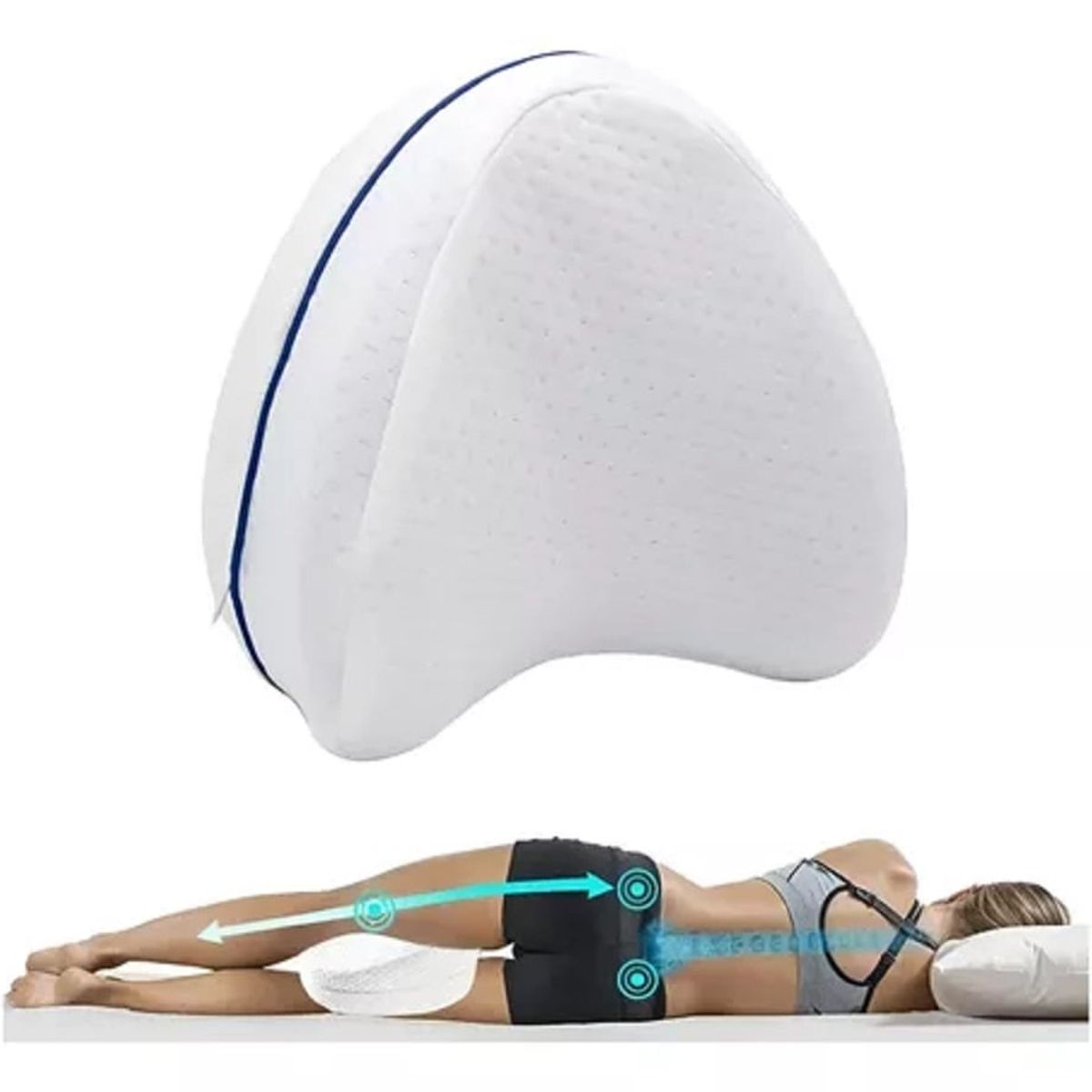 GENERICO - Almohada Viscoelastica Memory Pillow  + Cojin de Pierna