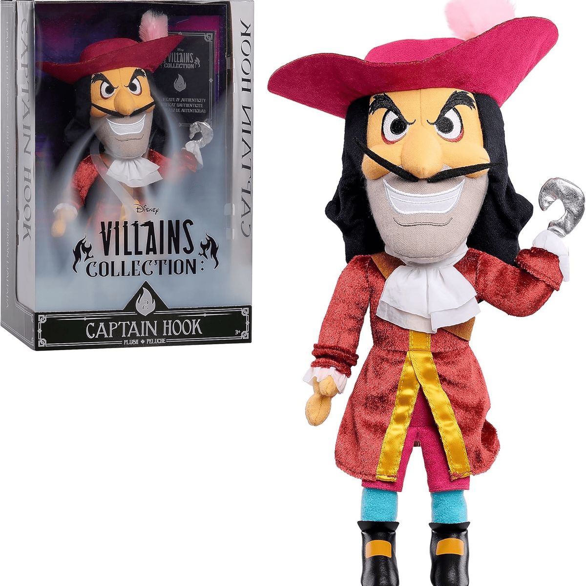 JUST PLAY - Just Play- Capitán Garfio Peluche Coleccionable 13”