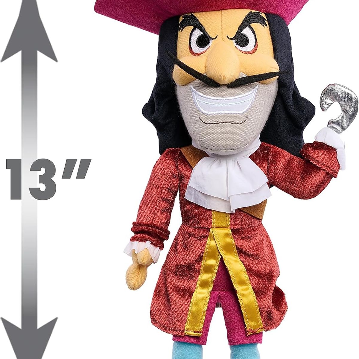 JUST PLAY - Just Play- Capitán Garfio Peluche Coleccionable 13”