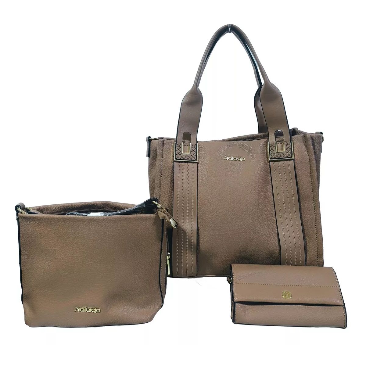 ARDILLA - Cartera de cuero PU, 3 piezas ardilla roja OF23