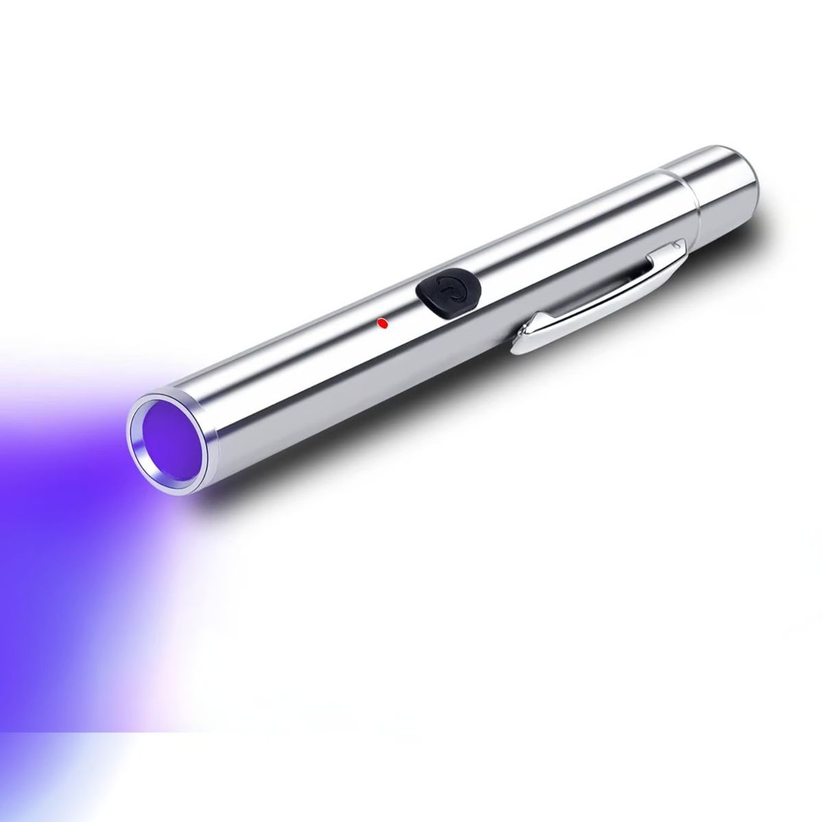 GENERICO - Linterna UV 365nm Recargable Detección de Manchas y Billetes