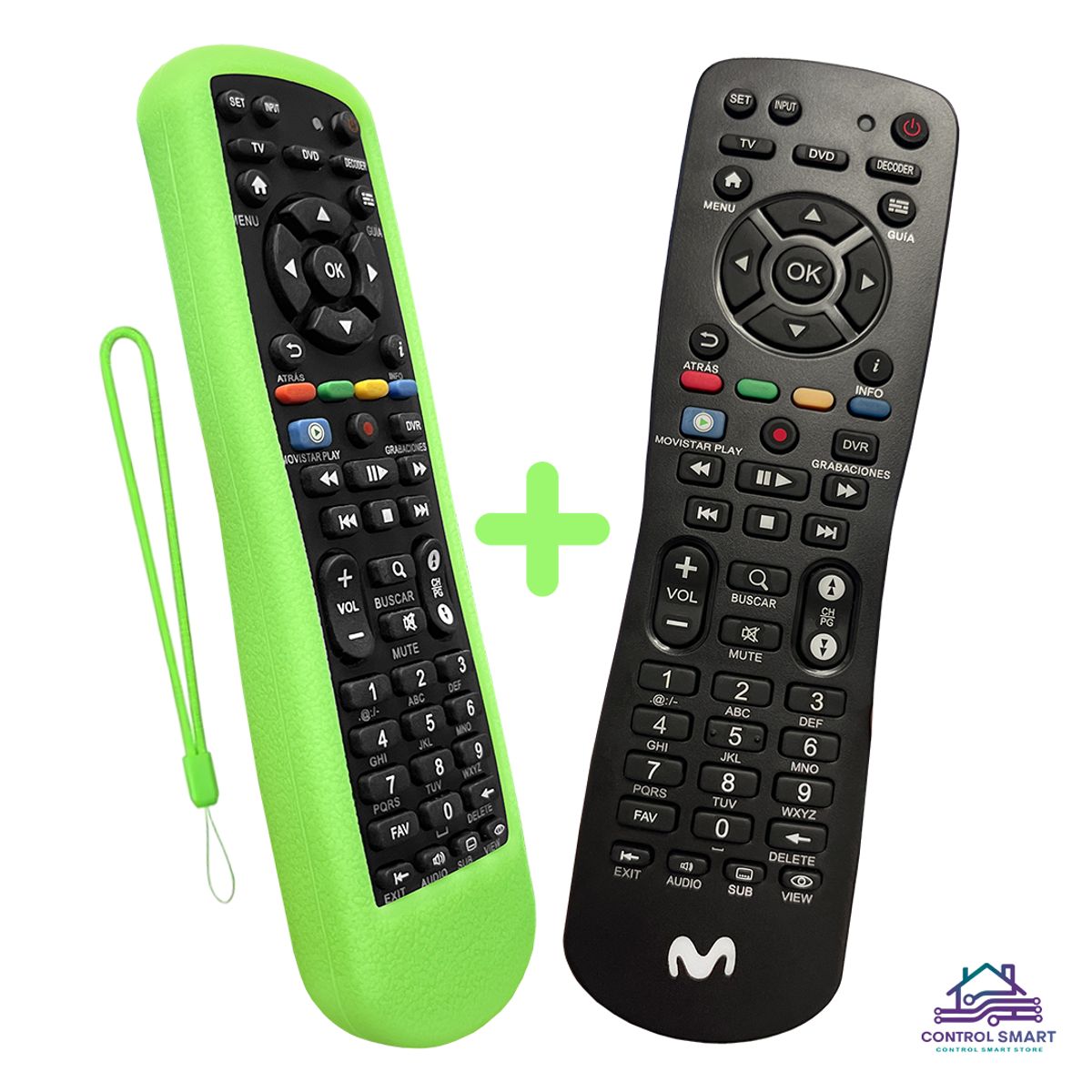CASE - Control Remoto Movistar + Funda de Silicona Resistente y Cómoda