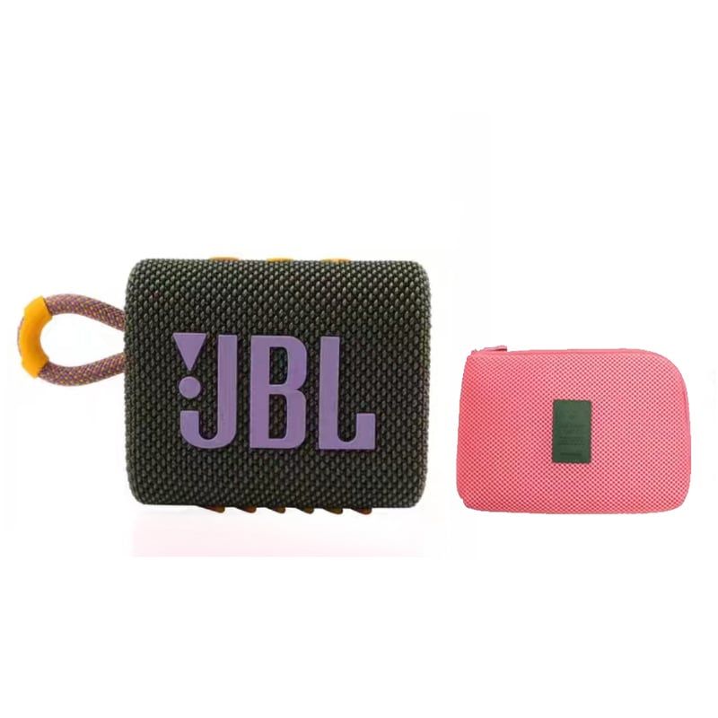 JBL - Parlante JBL GO 3 Bluetooth 5.0 IP67-Morado y Funda protectora
