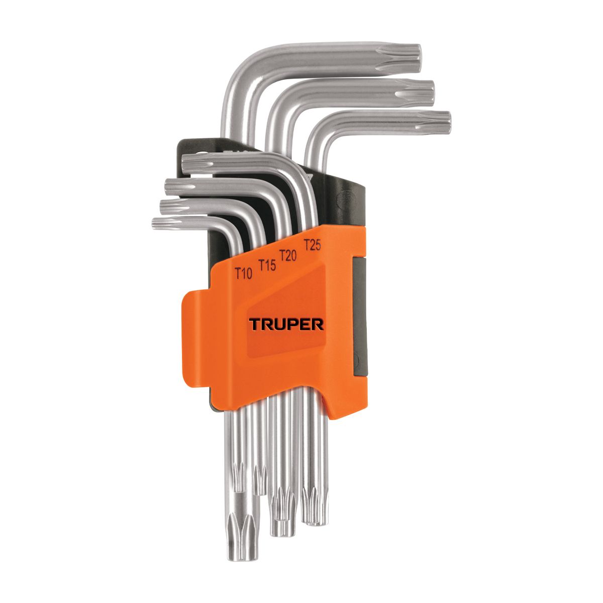 TRUPER - Juego de 7 llaves torx con organizador, truper 15552