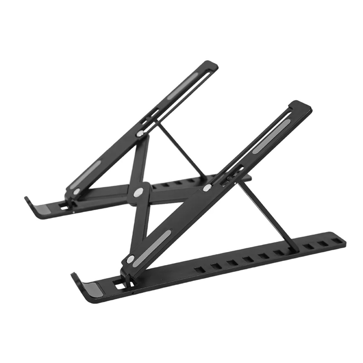GENERICO - Soporte de Aluminio Plegable para Laptop -Negro