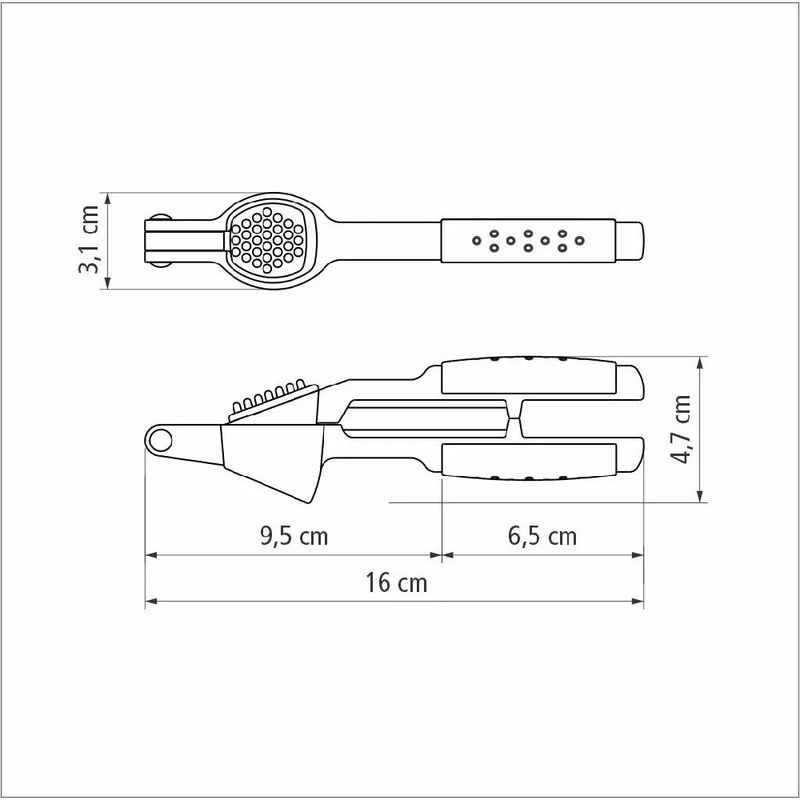 TRAMONTINA - Exprimidor de Ajo Tramontina 25601100