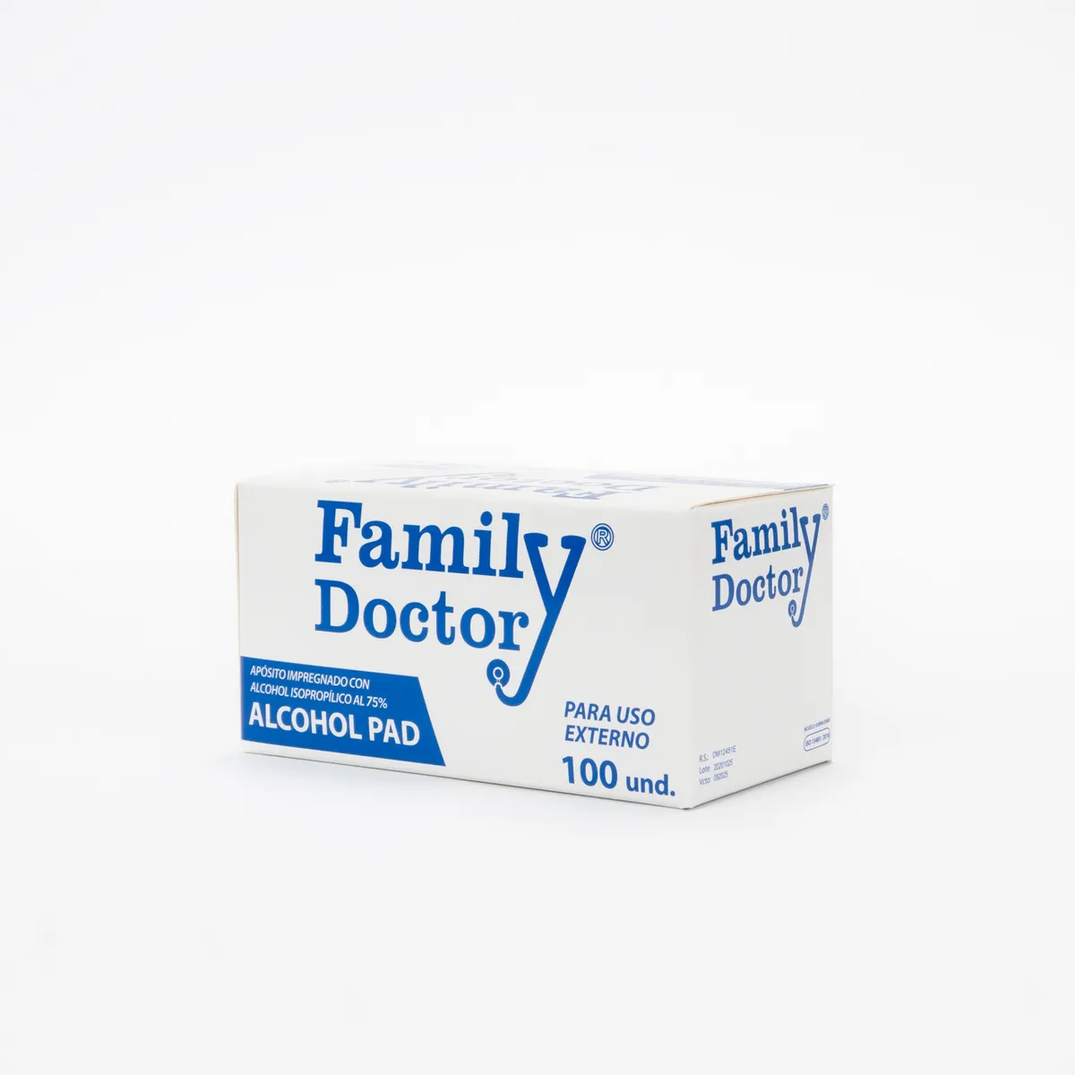 FAMILY DOCTOR - Alcohol Pad FAMILY DOCTOR por 100 UND