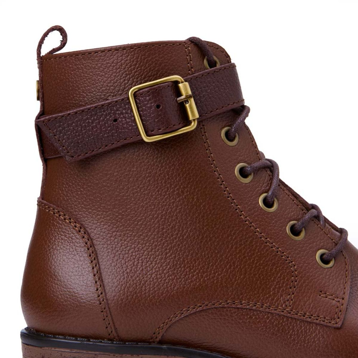 VIALE - Botín Derby Casual RUSSO-2504 Marrón Viale Cuero