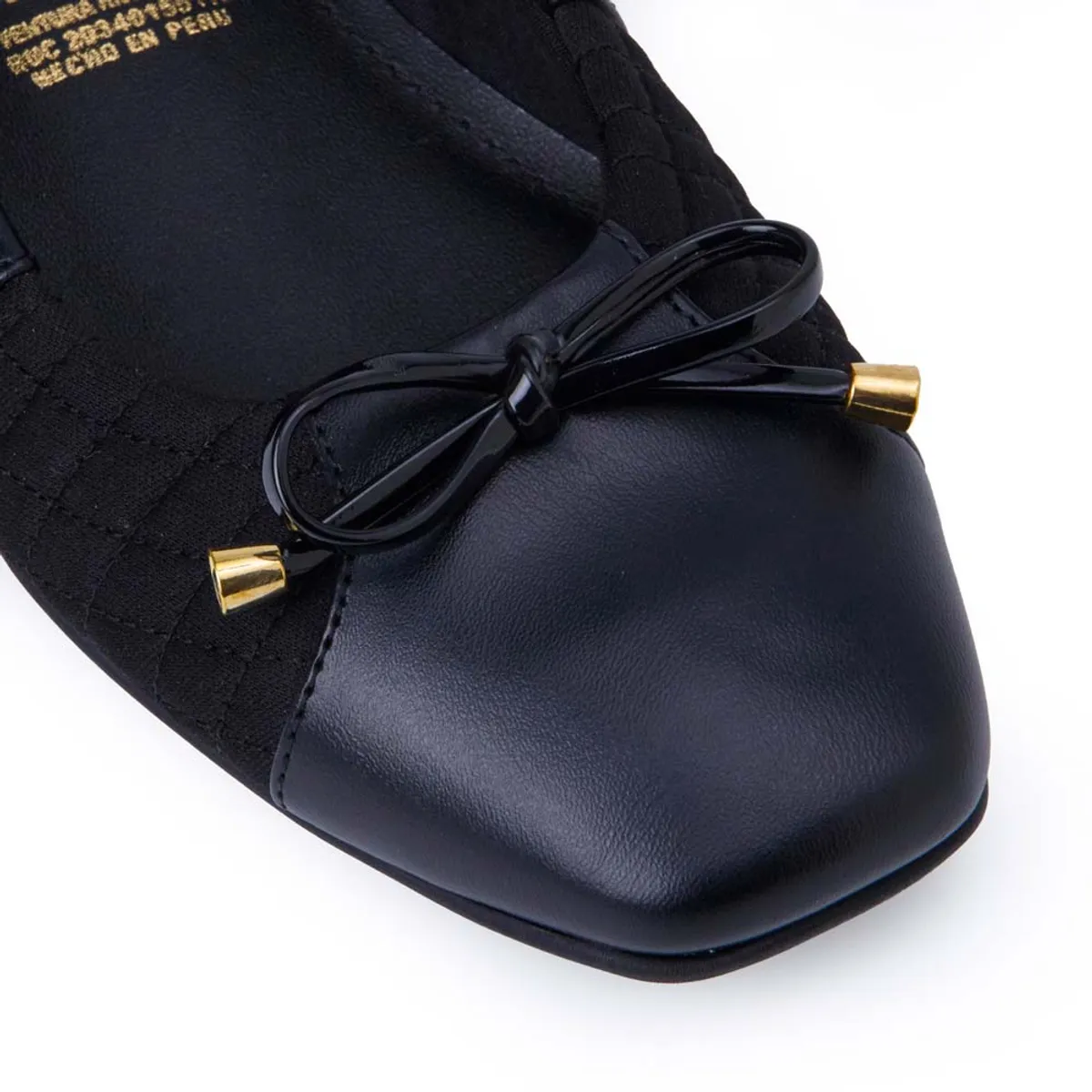 Piazza - Zapato Ballerina Casual WAL-2558 Negro Piazza